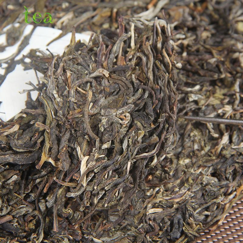 HelloYoungTea Raw Pu'er Tea Cake, Six Great Ancient Tea Mountains, Yule Mountain, Ancient Trees, Pure Ingredients, 357g Raw Loose Leaf Pu'er