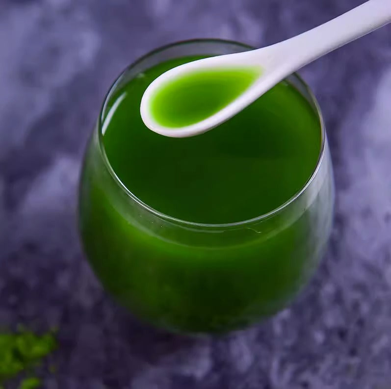 HelloYoung Unsweetened Premium Organic Barley Grass Powder 250g Pure&Natural I Nutritionally Complete I Mix into Smoothie or Juice