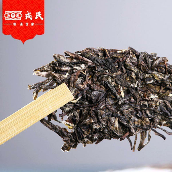 HelloYoungTea 400g Mengku Rongshi Raw Puer Tea Cake Spring Tips Yunnan Green Tea