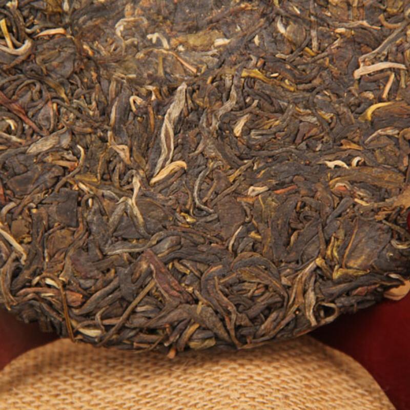 HelloYoungTea Puer Tea Cake 357g Yunnan 2013 Raw Green Tea Health Benefits Natural Organic