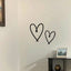 HELLOYOUNG 2pcs/ Set Unique Personalized Heart Shape Metal Wall Sign with Chic Aesthetic Design, Perfect Valentine's Day Gift, Suitable for Home, Living Room, Office, Bar, Kitchen & Coffee Shop Decor, Ideal for New Year & Birthday Celebrations