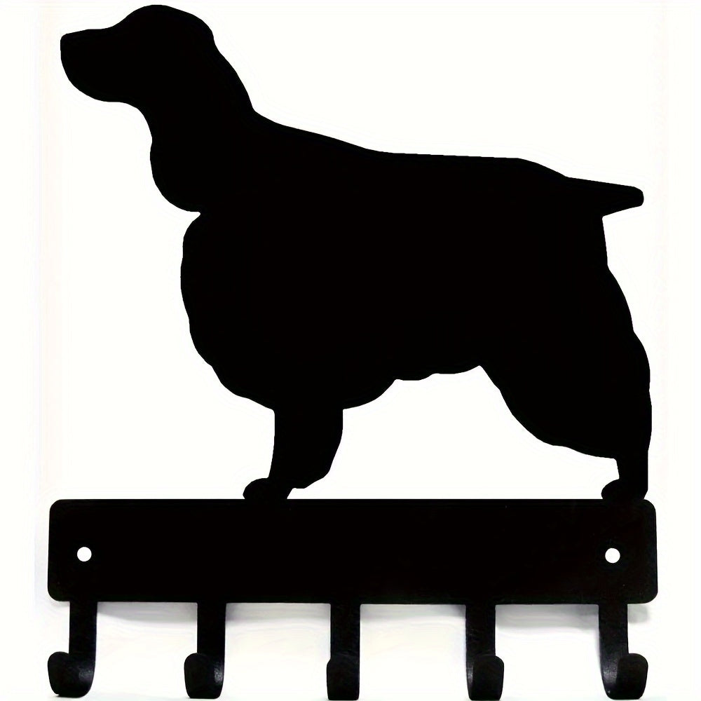 English Springer Spaniel - Key Rack & Dog Leash Hanger Metal Wall Art Storage Rack, Hook for Wall, Iron Art, Coat Hanger Main image