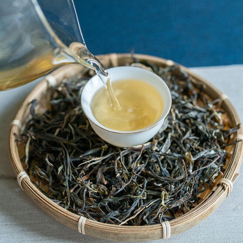 HelloYoungTea 500g Icelandic Dam Crooked Head Spring Ancient Pu-erh Raw Tea Honey Orchid Aroma