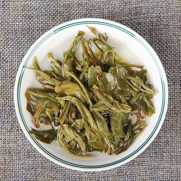 HelloYoungTea Ancient Tree Tea Puerh Raw 357g TeaCake Traditional Handmade Puerh Pure Material