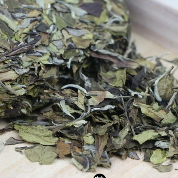 HelloYoungTea 1050g Premium Fujian Bai Mu Dan White Peony Fuding Bai Cha China White Tea Cake