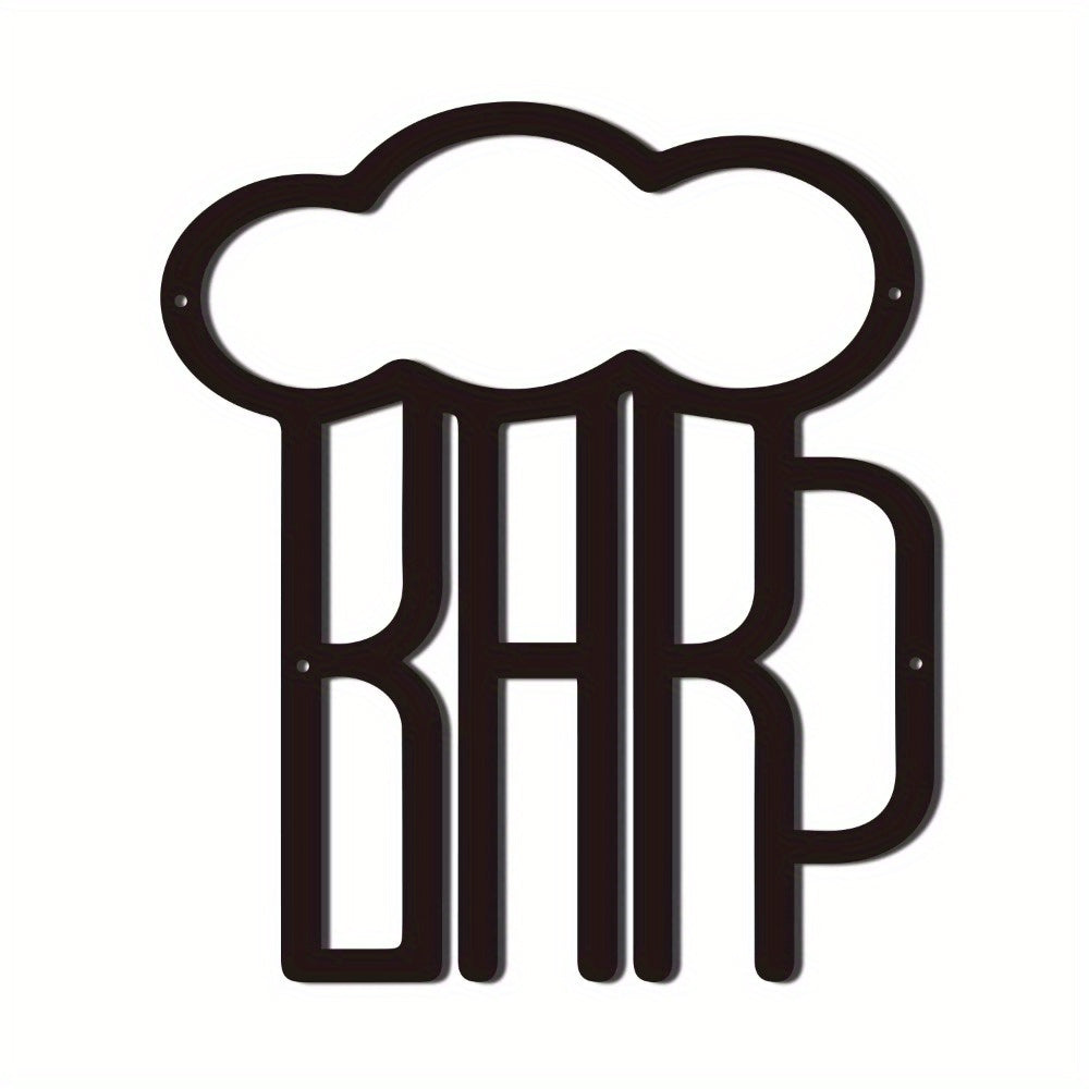 CIFbuy™ Trendy Beer Mug Metal Wall Decor - Stylish Bar Sign & Gothic Kitchen Wall Art, Unique Beer Sign Brings Creative Decor Ideas to Home Bars & Kitchens, Decorative Wall Sculptures.