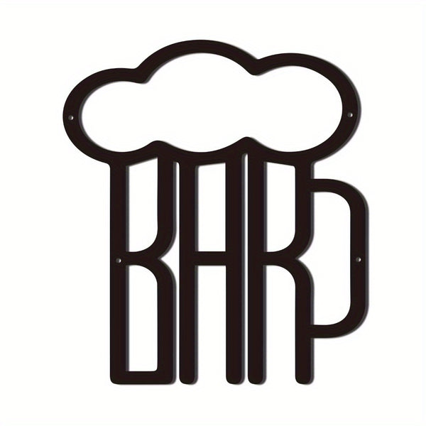 CIFbuy™ Trendy Beer Mug Metal Wall Decor - Stylish Bar Sign & Gothic Kitchen Wall Art, Unique Beer Sign Brings Creative Decor Ideas to Home Bars & Kitchens, Decorative Wall Sculptures.