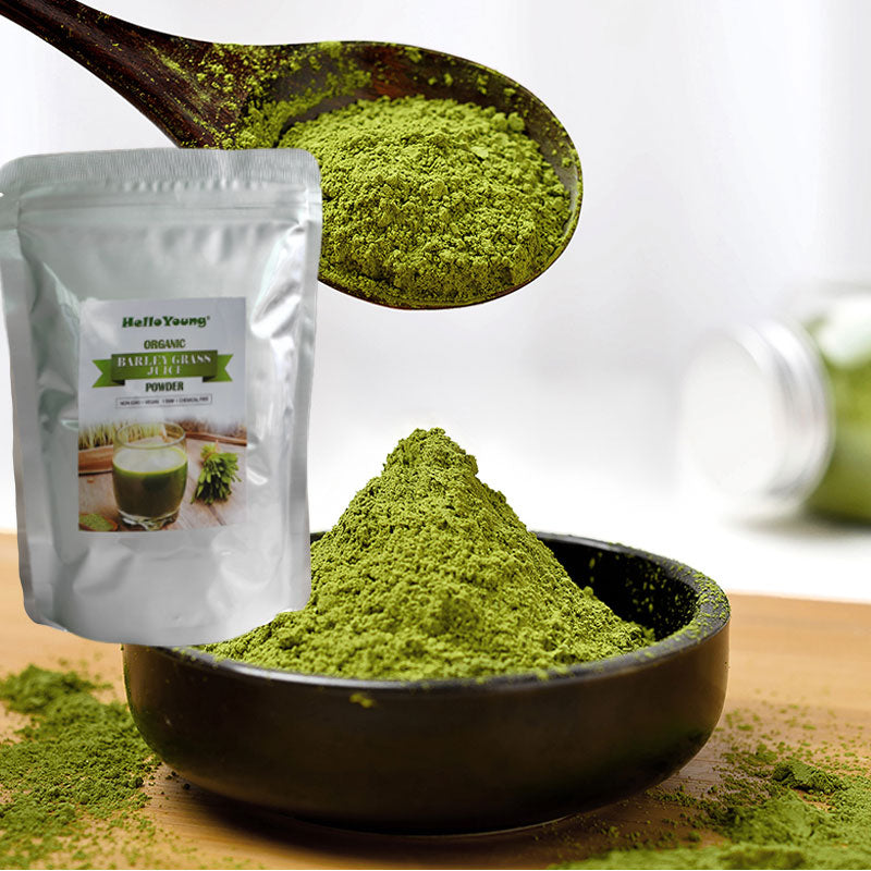 HelloYoung HelloYoung Wheatgrass Juice Powder 250g Organic, Non-GMO, Freeze-Dried, Gluten-Free Main image