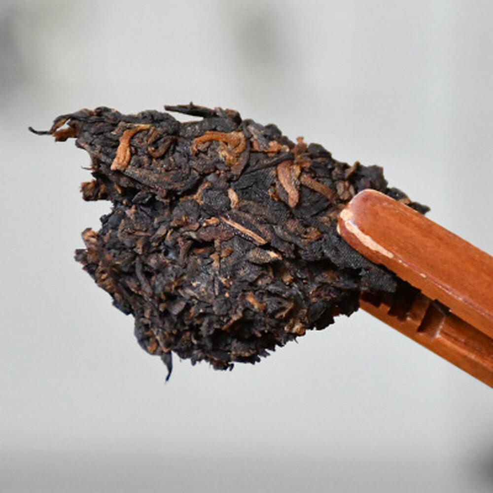 HelloYoungTea Antique Pu-erh Tea Cake 357g Organic Ripe Puerh Bingdao