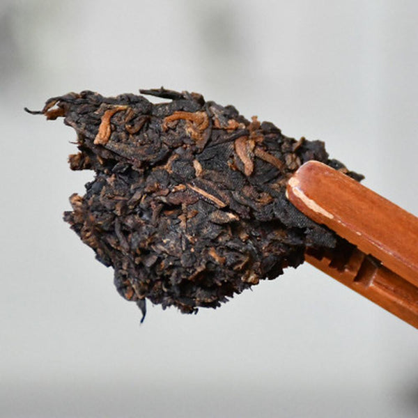 HelloYoungTea Antique Pu-erh Tea Cake 357g Organic Ripe Puerh Bingdao