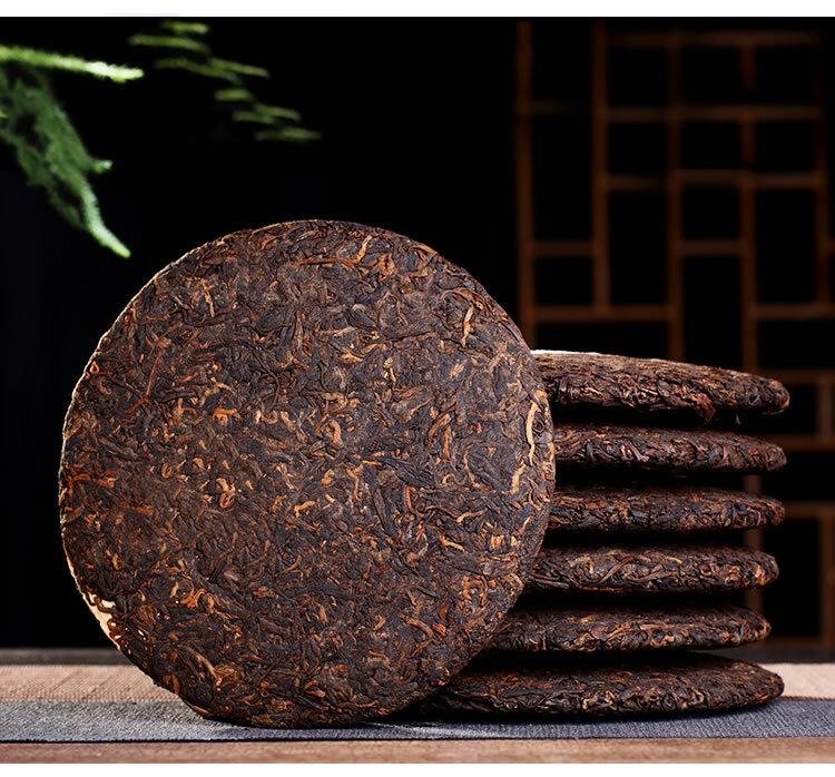 HelloYoungTea Menghai Heaven Earth 726 Pu-erh Puer Tea Cake 2022 Ripe Puerh Pu'er Shu 357g