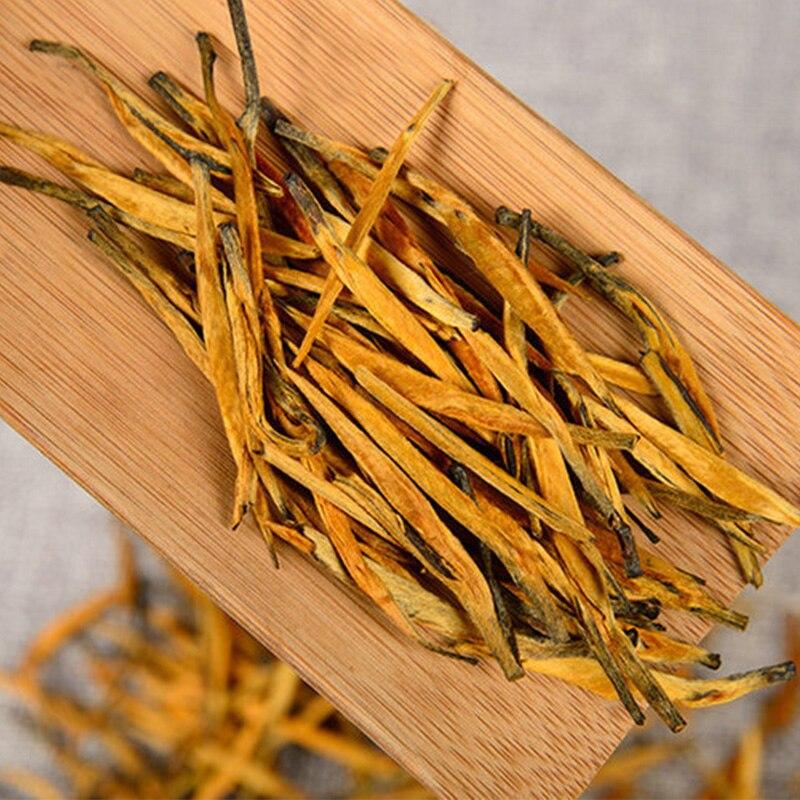 HelloYoungTea 2023 Yunnan Dianhong Black Tea Big Tree Golden Bud Fengqing Large Golden Needle Full Single Bud 100g 2023年云南滇红红茶 大树金芽 凤庆大金针 全单芽 100克