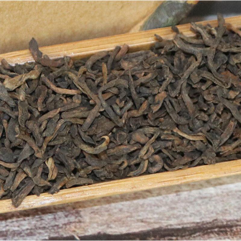 HelloYoungTea 2012 China Tea Ripe Puer Gongting Palace Pu'er Cooked Tea Loose Tea 150g Tin