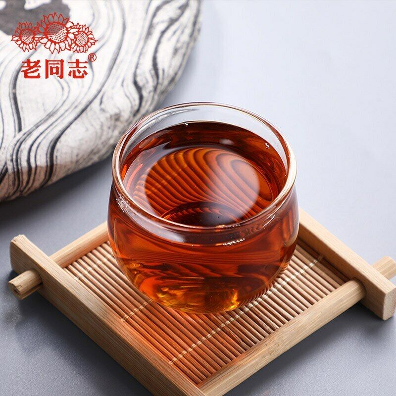 2019 Haiwan Ripe Puerh Tea "liang Gong Chang Ling " Premium Shu Puer Tea 400g