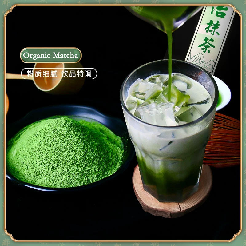HelloYoung Premium Matcha Powder Organic Ceremonial Grade Best for Matcha Green Tea, Latte detox slim weight loss juice