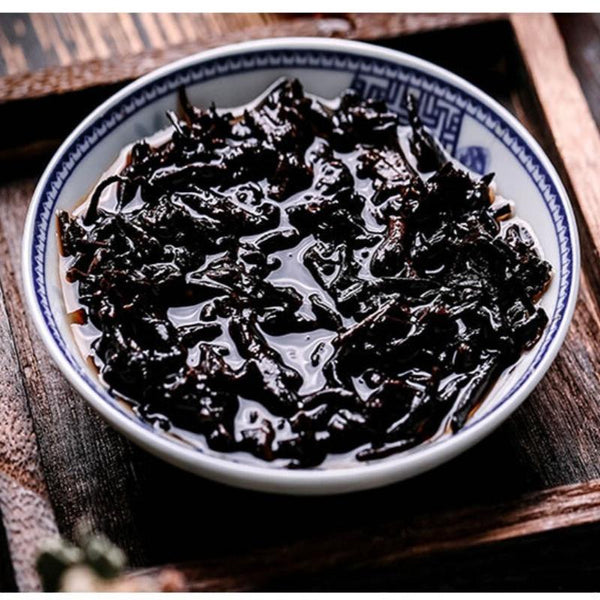 HelloYoungTea Yunnan Bulang Mountain Premium Bulang Golden Bud Pu-erh Ripe Cake 357g