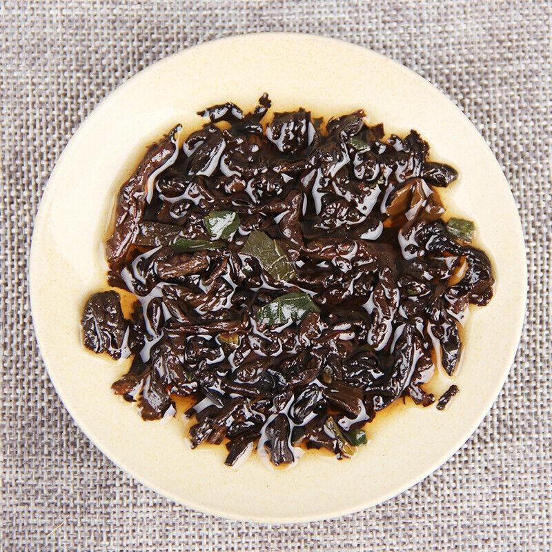 Glutinous Rice Fragrance Puerh Ripe Tea Dragon Pearl 500g Puerh Tea Tuocha