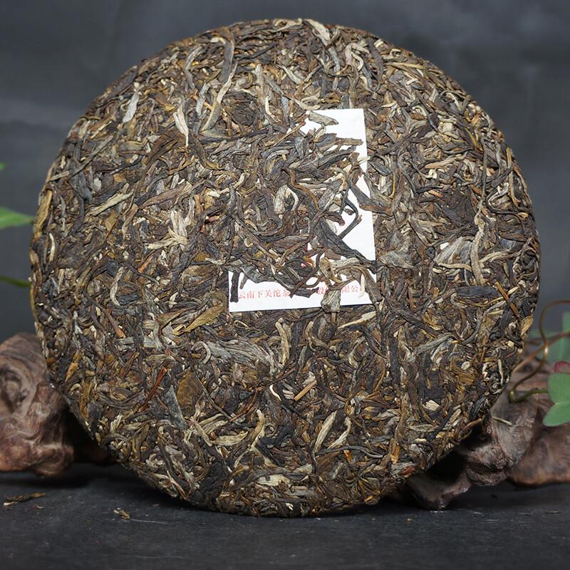 HelloYoungTea 2017 Year XIAGUAN Te Ji Qing Bing FT Pu-erh Tea Cake Yunnan Puer Tea 357g Raw