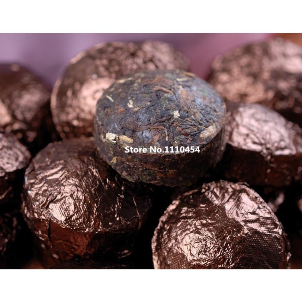 HelloYoungTea Premium Mini Tuocha Puer Tea with Glutinous Rice Aroma in Tin