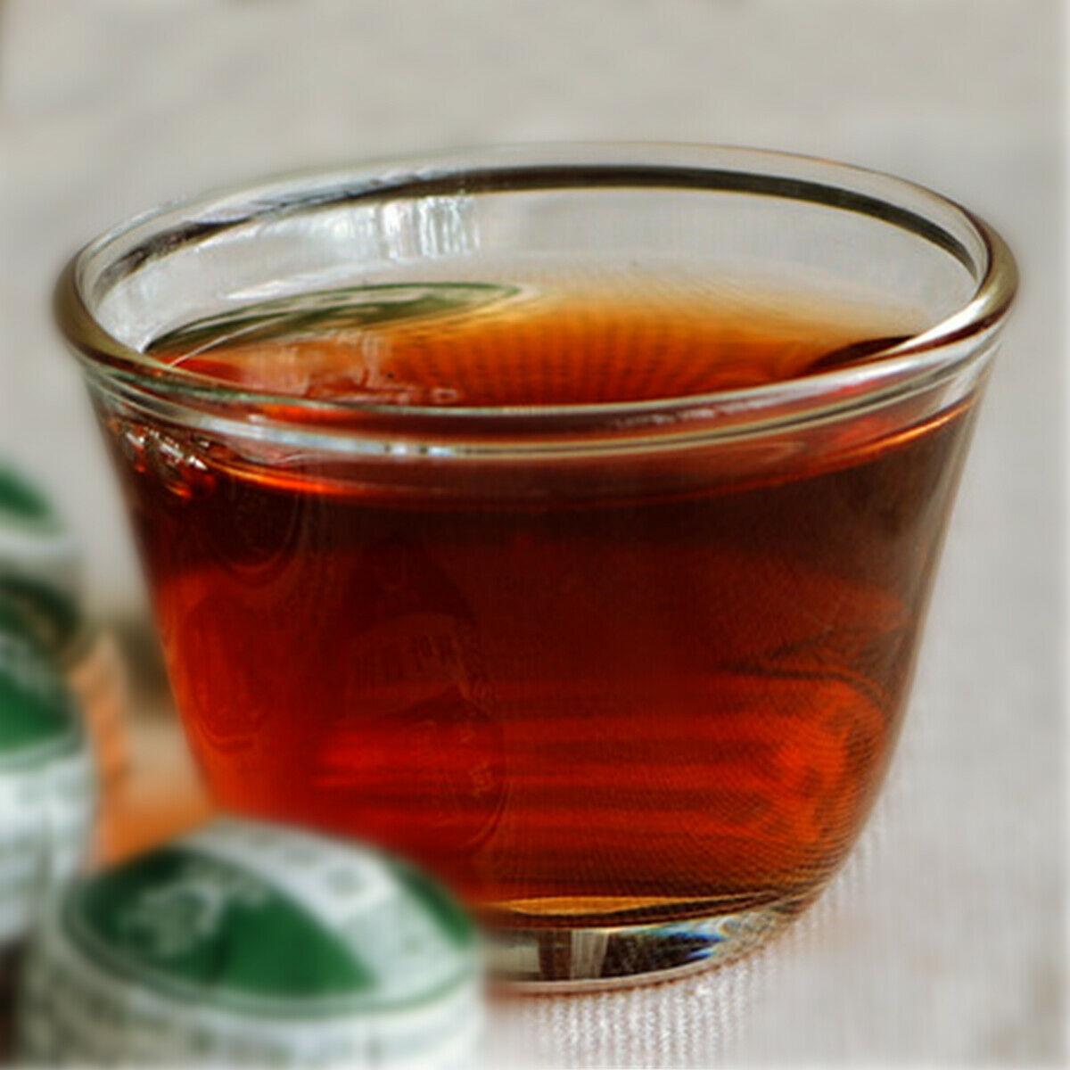 HelloYoungTea Yunnan Pu-erh Tuo Puer Tea Ripe Puer Lotus leaf Chinese Health Tea Cake