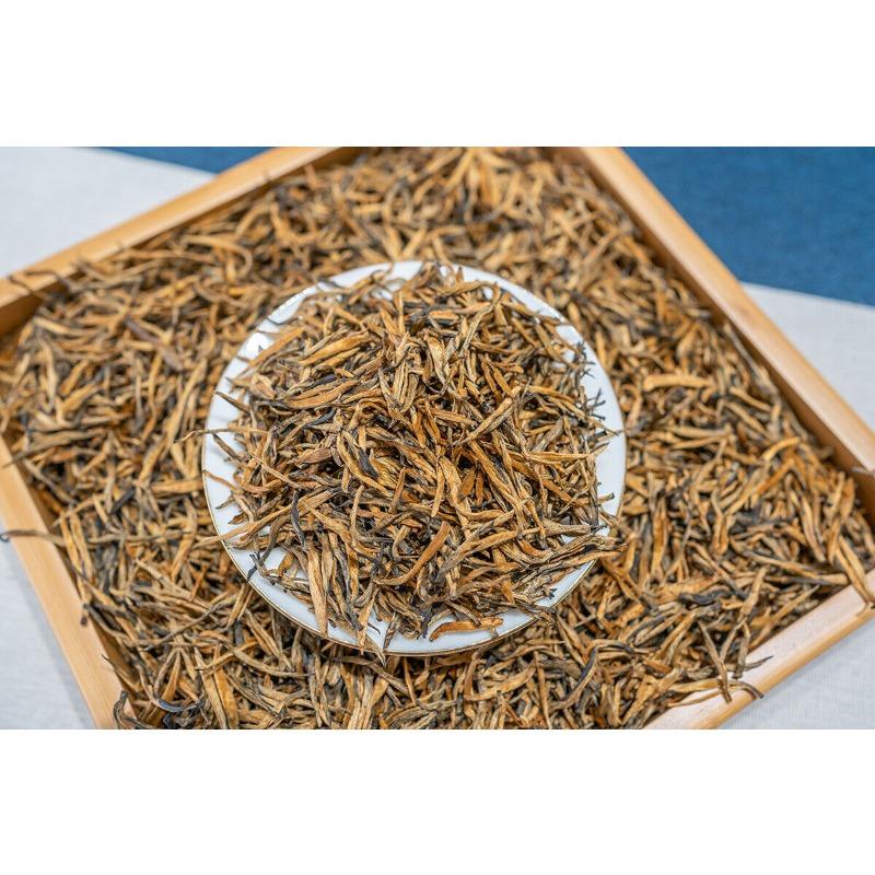 HelloYoungTea 500G Yunnan Black Tea Mini Gold Needle Fengqing Dian Hong Tea Small Gold Needle