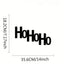 CIFbuy™ Unique "Ho Ho Ho Merry Christmas" Metal Wall Sign - Festive Black Iron Holiday Decoration, Durable Wall Art with Bold Typography, Premium Iron Wall Sculptures for Christmas.