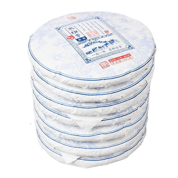 HelloYoungTea Tea Yunnan Tea Old Banzhang Cake Pu'er Tea Tea Health Care 357g Gift