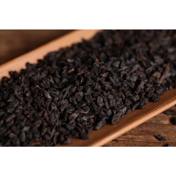 HelloYoungTea Glutinous Rice Fragrance Crushed Silver Tea Fossil Yunnan Pu'er Ripe Tea 500g