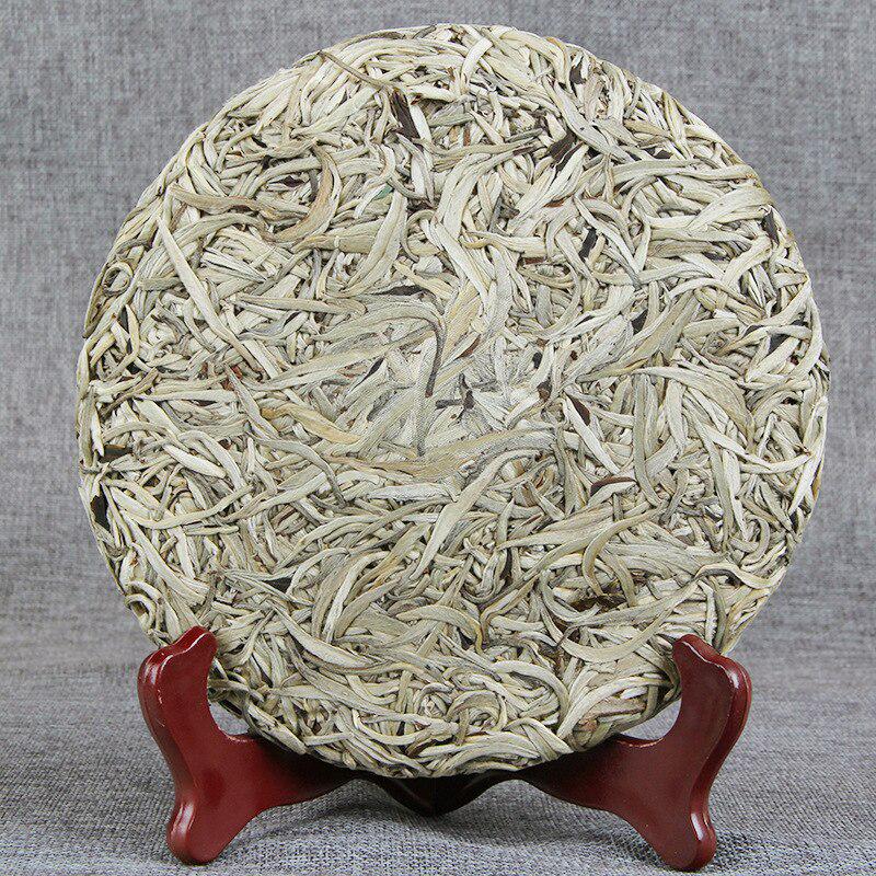 HelloYoungTea 2018 Silver Needle White Tea Ancient Tree Moonlight White One Bud 357g