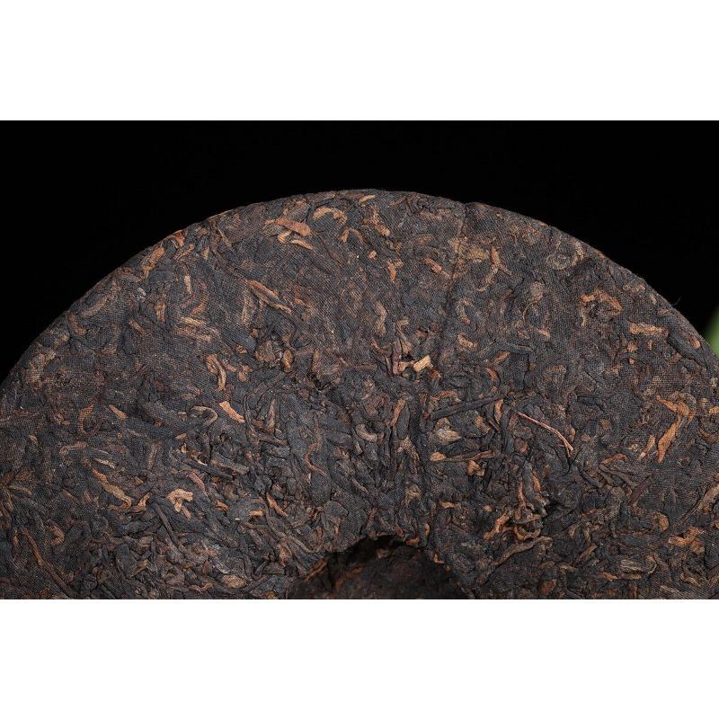 357g Yunnan OldPanzhang Puerh Ripe Tea Cake Menghai Flavor Pure Material