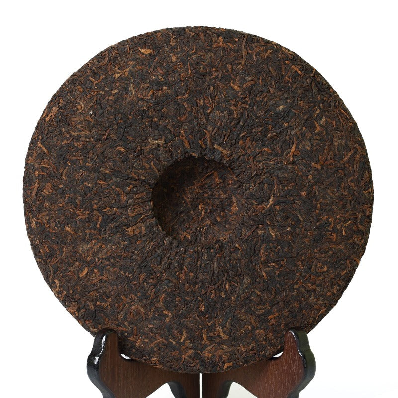 HelloYoung Year 357g Laobanzhang Wild Ancient Gongting Pu'er Puerh Puer Ripe Tea Cake