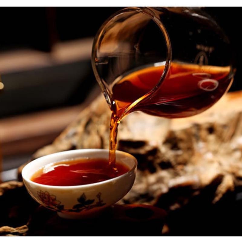 HelloYoungTea Yunnan Jingmai Mountain 2014 Premium Ancient Tree Pu-erh Ripe Cake 357g