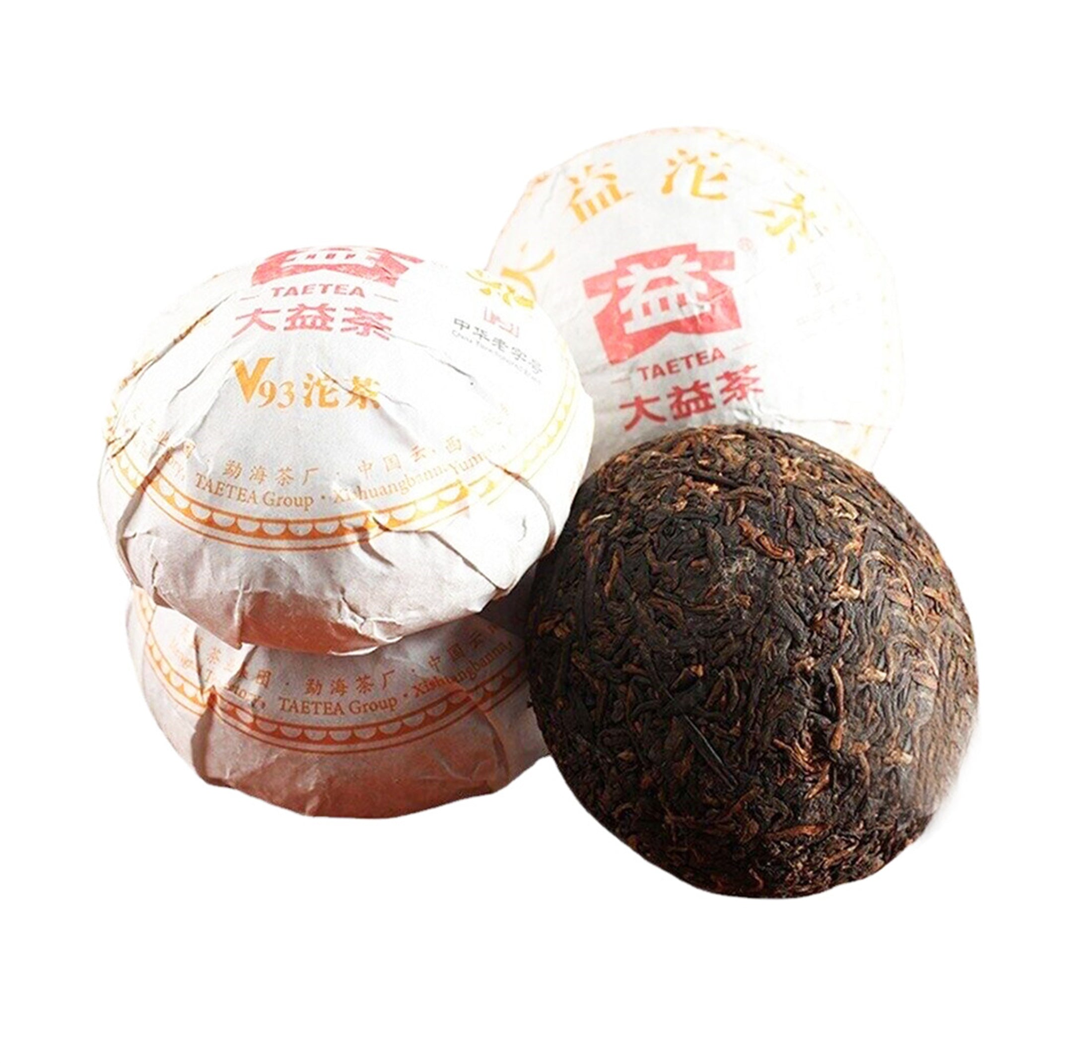 HelloYoung Ripe Pu'er Tuo Tea TAETEA CV93 Pu'er Tuocha Chinese Yunnan Ancient Tree 100g