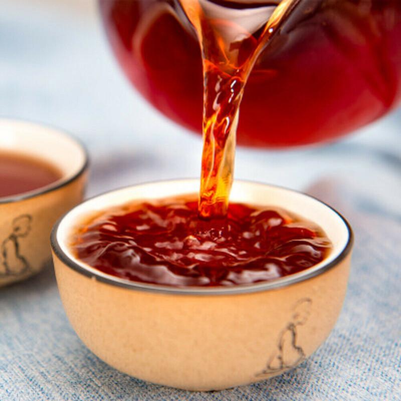 HelloYoungTea Aged Yunnan Pu Erh Tea Cake 357g Glutinous Rice Aroma