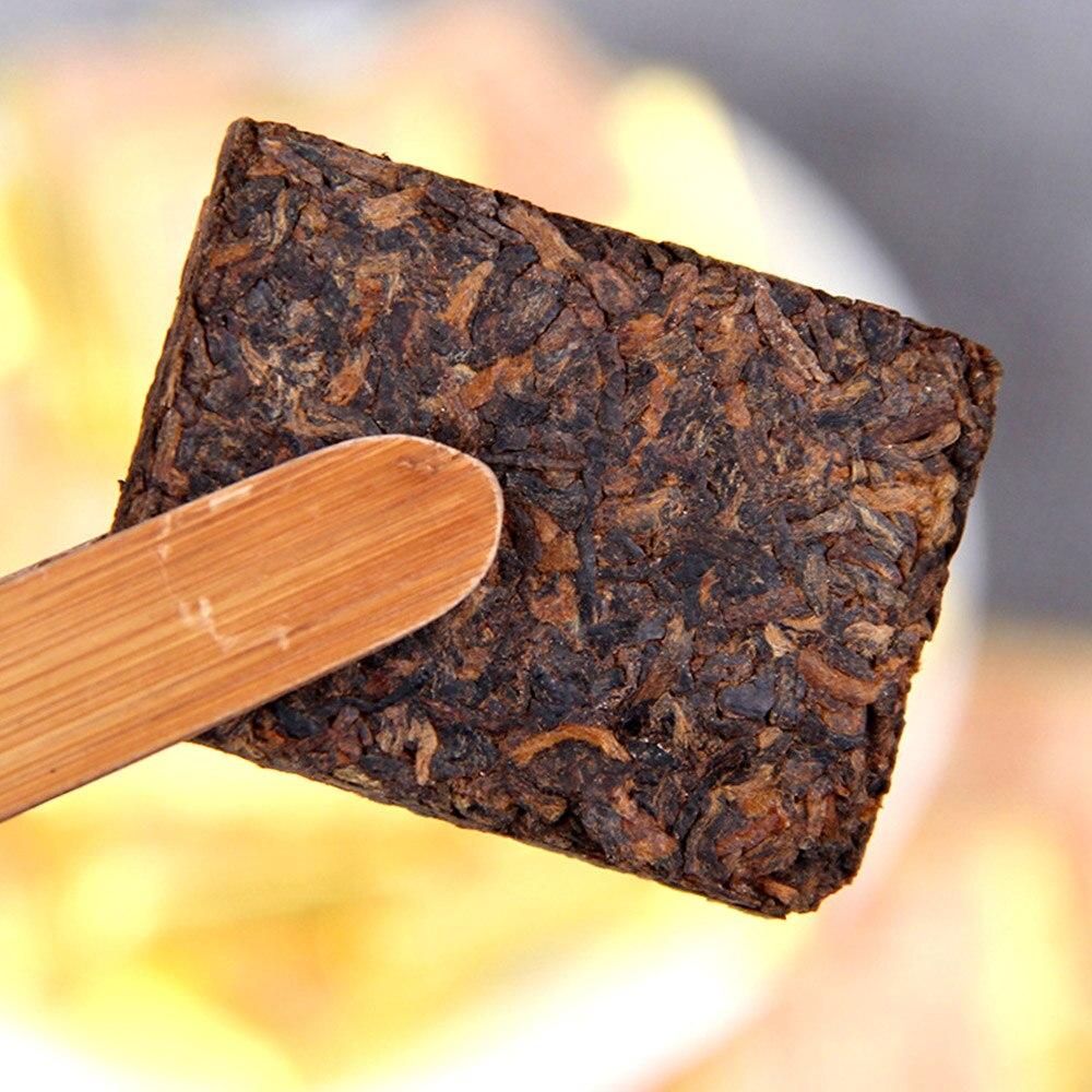 HelloYoungTea 2016 Spring Palace Small Golden Brick Ripe Pu'er Tea Yunnan Aromatic Small Square Brick Shou Pu'er 500g