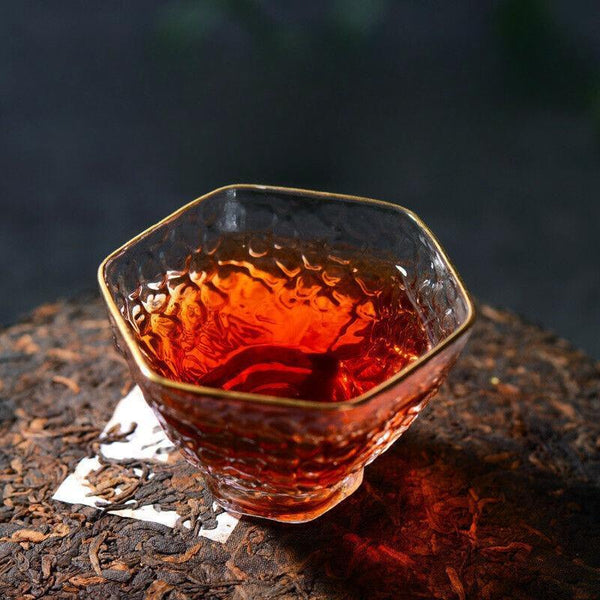 HelloYoungTea Yunnan Pu'er Ripe Tea Cake Bulang Mountain 300g Old Tree Tea Pu'er