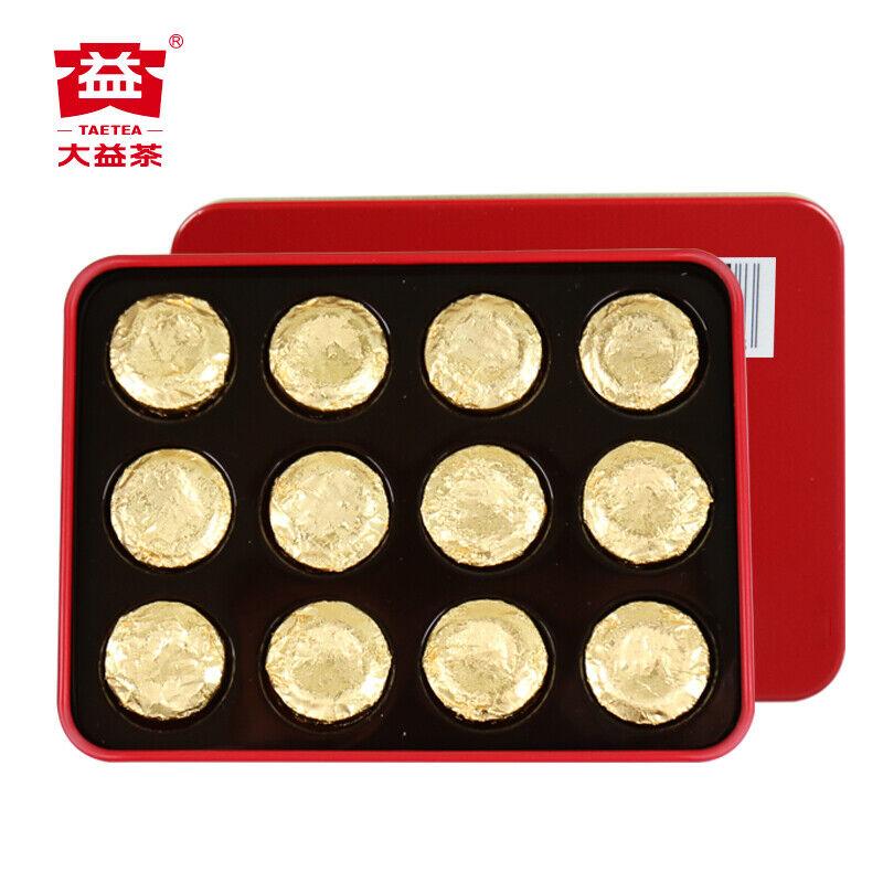 HelloYoungTea Golden Pu'er Tuo TAETEA DAYI Zheng Pin Xiao Jin Tuo Pu-erh Tea Tuo Mini 36g Ripe