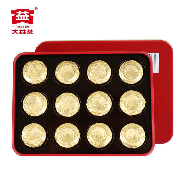 HelloYoungTea Golden Pu'er Tuo TAETEA DAYI Zheng Pin Xiao Jin Tuo Pu-erh Tea Tuo Mini 36g Ripe