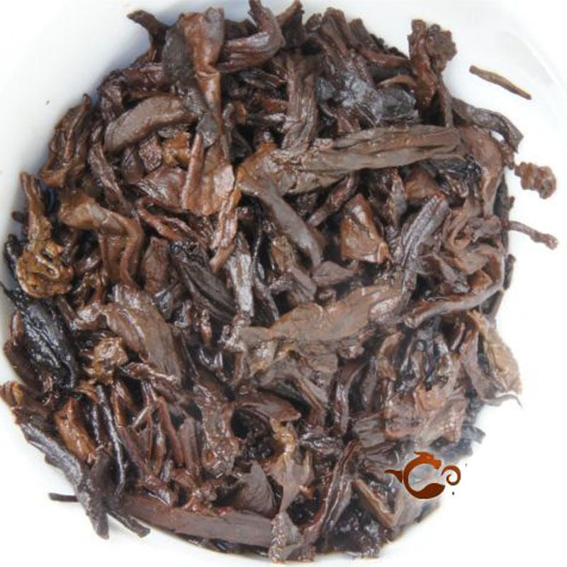 China 100g Black Puer Tea Ripe Pu-erh Red Tea Yunan Canned Green Food Beauty Tea