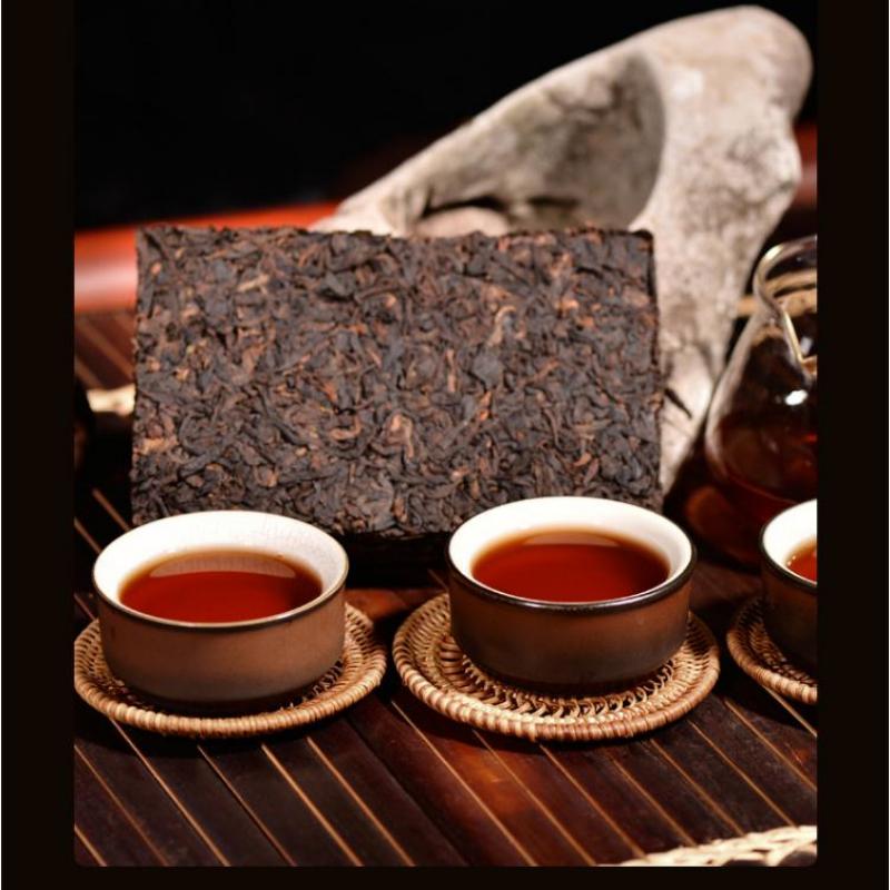 HelloYoungTea 250g 2011 Year Puerh Ripe Tea Brick Yunnan Ancient Tree Pu-erh Cooked Brick Tea