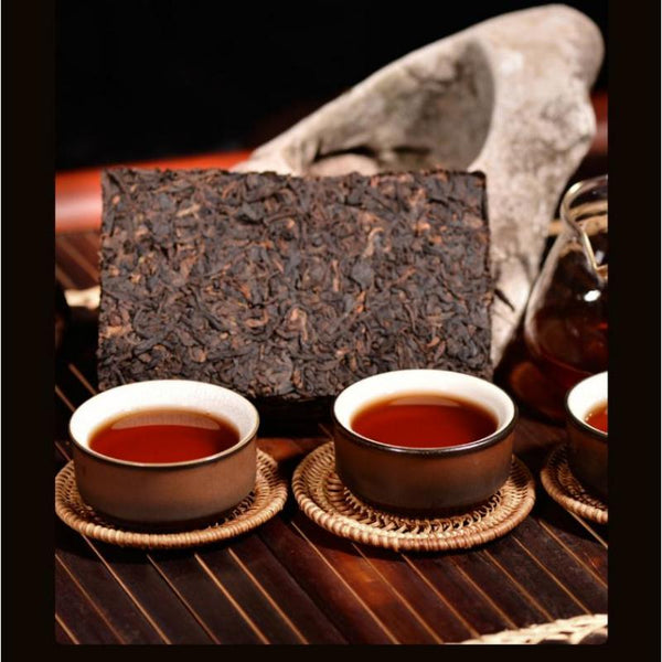HelloYoungTea 250g 2011 Year Puerh Ripe Tea Brick Yunnan Ancient Tree Pu-erh Cooked Brick Tea
