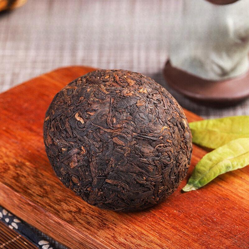 HelloYoungTea 100g Yunnan Pu'er Tea Small Tuocha Ripe Tea Ancient Tree Tea Leaves