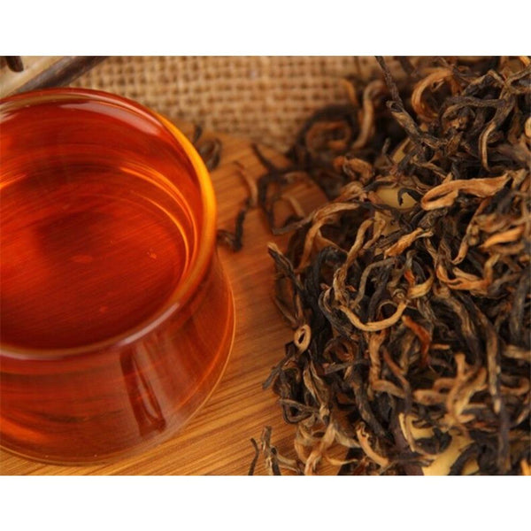 HelloYoungTea Dian Hong Golden Black Tea Spring Gift Healthy Loose Leaf