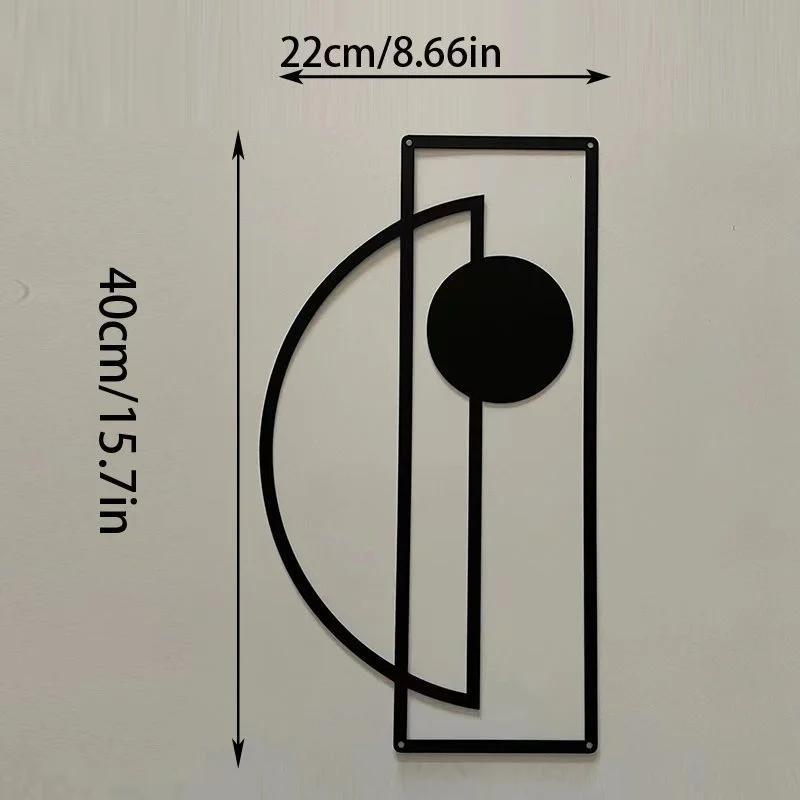 CIFbuy™ Stunning Iron Artfully Crafted Set of 2 Streamlined Wall Decor - Minimalist Abstract Vertical Displays, Modern Metal Decor Enhances Interior with Stylish Wall Sculpture Charm - Wall Sculptures.