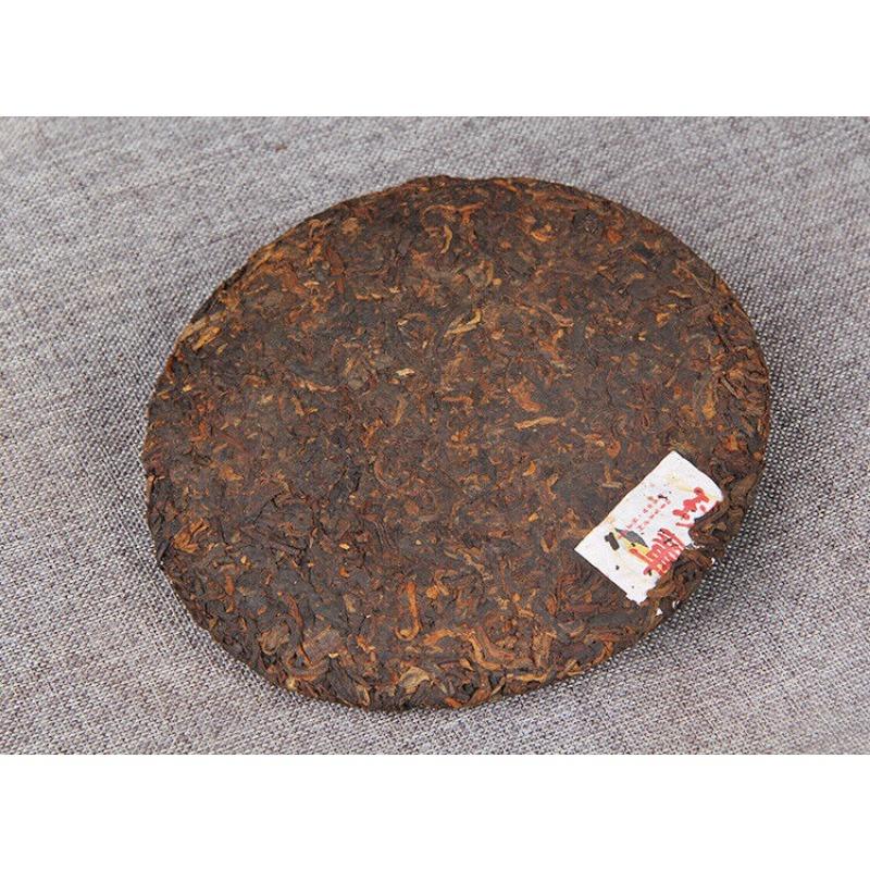 HelloYoungTea Puerh Tea Yunnan Menghai Pu'er Ripe Tea Cake Banzhang Ripe Tea
