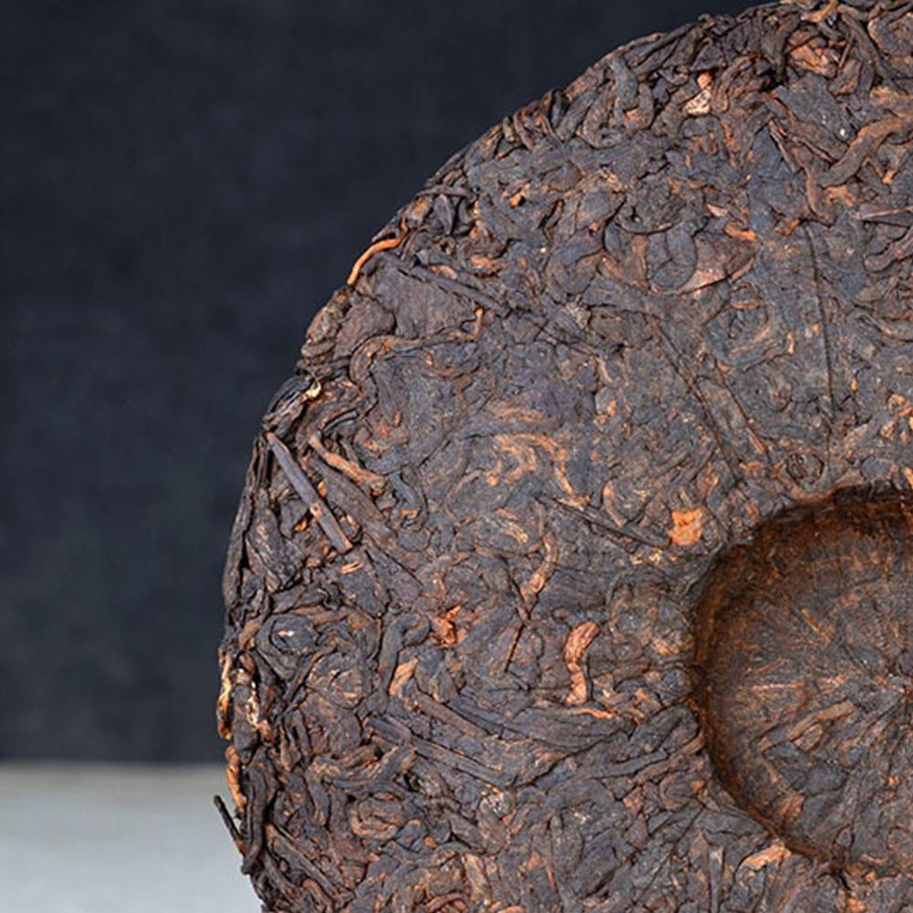 HelloYoungTea Menghai Ancient Tree Ripe Puerh Tea Cake 357g Brown Yunnan Cooked Tea