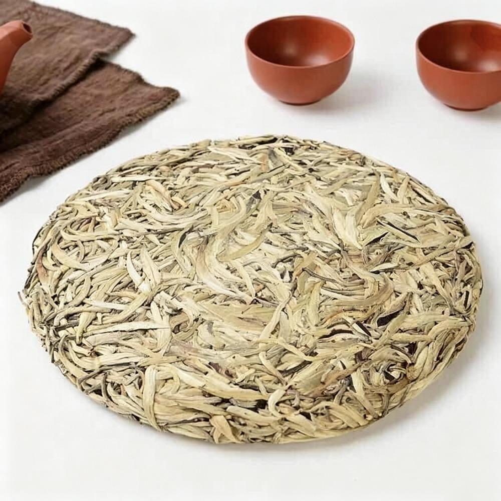 HelloYoungTea Natural Fuding White Tea Silver Needle Bai Hao Yin Zhen Tea Cake 300g