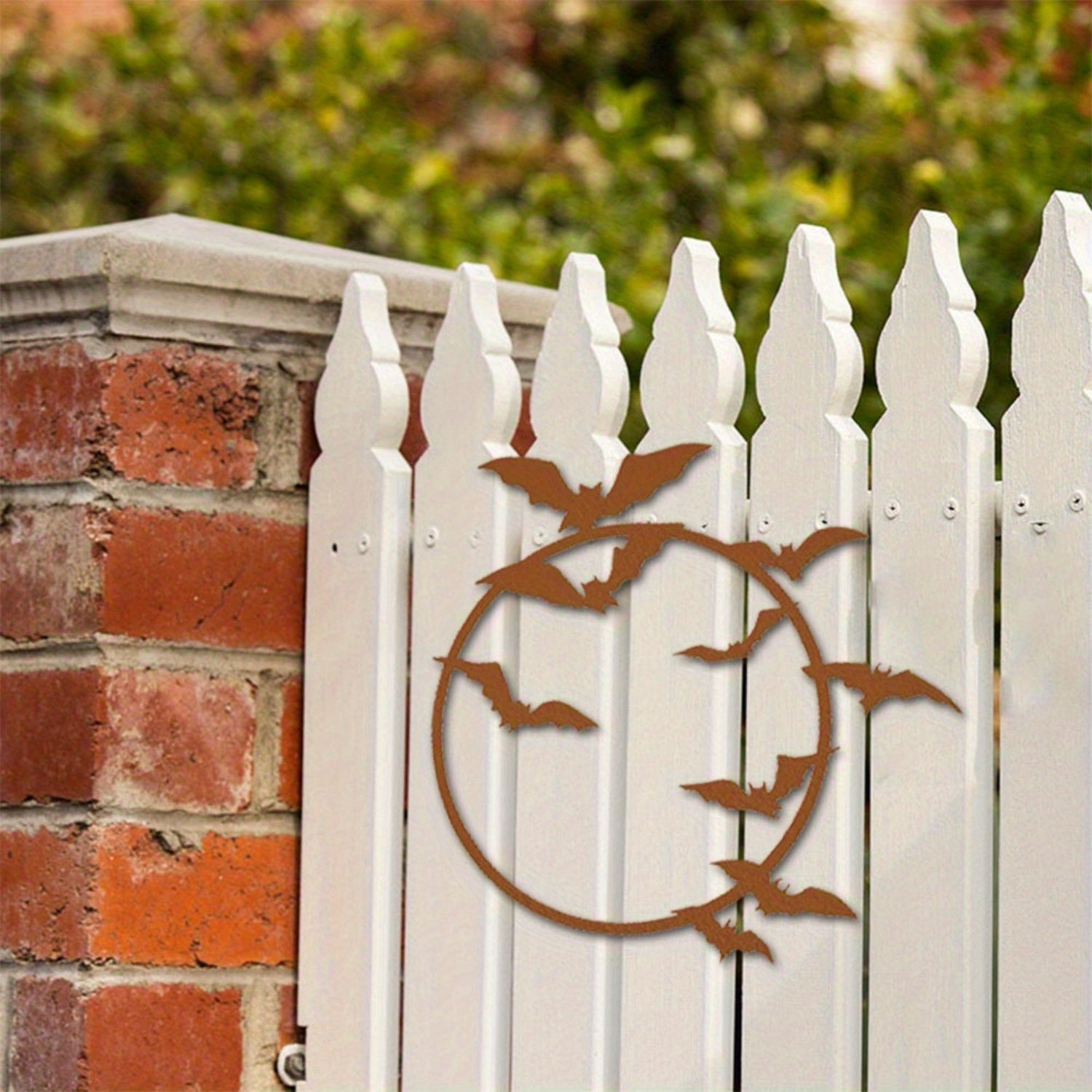 CIFbuy Antique-Style Rusty Bird Branch & Flying Bat Metal Wall Art - Decorative Iron Sculpture for Dorms, Restaurants & Bedrooms - Unique Design for Artistic Home Enhancement Wall Sculptures.