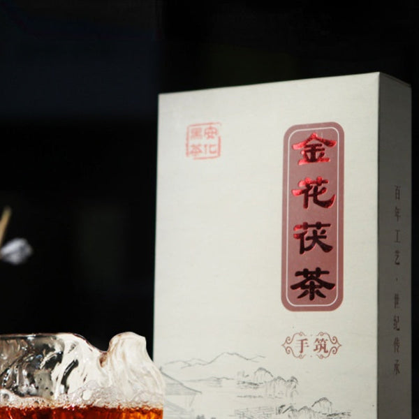HelloYoung 12 Years 1000g Premium Black Tea Handmade Organic Brick Tea Fu Heicha Green Food