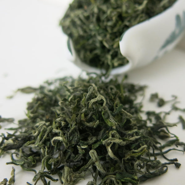 HelloYoungTea 2023 Hubei New Tea, Wushan Brand Spring Green Tea with White Tips and Strong Aroma, Yingshan Yunwu Tea 2023年湖北新茶，巫山牌白毫浓香春绿茶，英山云雾茶